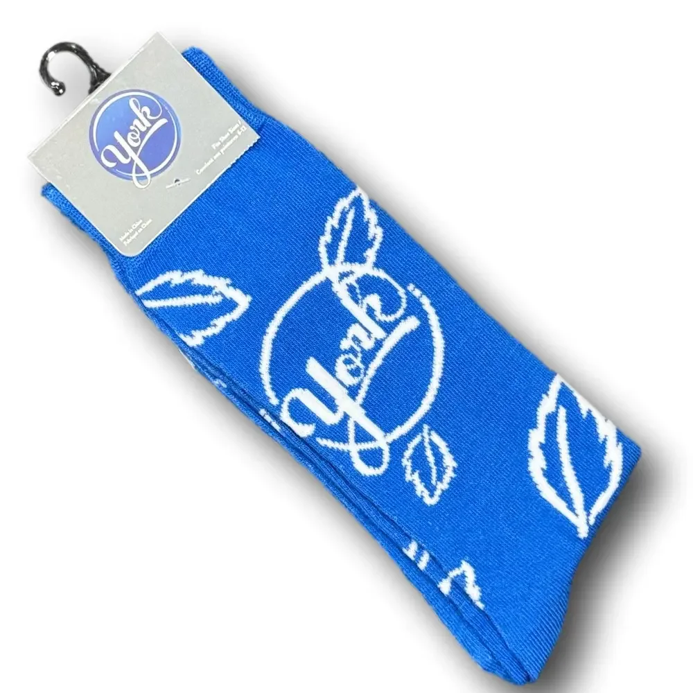 3/$20 York Peppermint Patty Funny Novelty Crew Socks - NWT